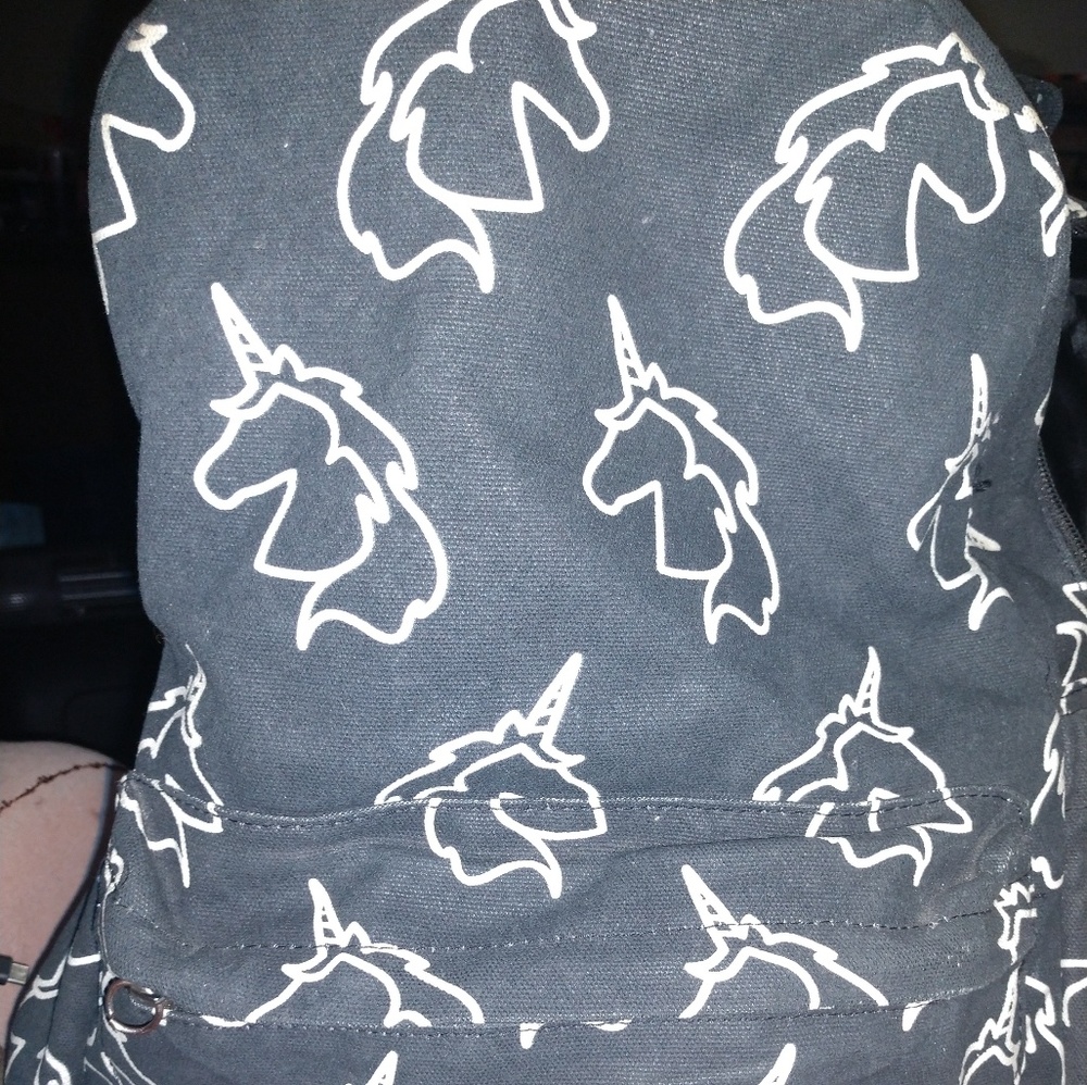 Glow in the dark glitter backpack